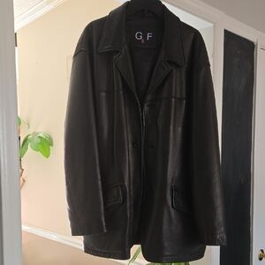 Men's Black Leather Jacket
